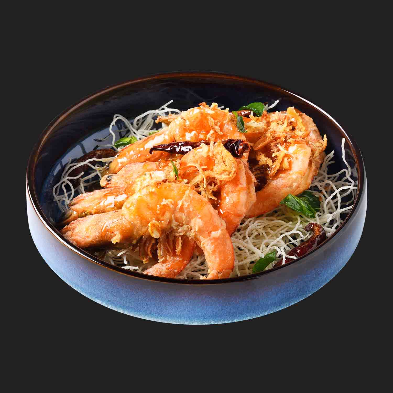 กุ้งทอดซอสมะขาม